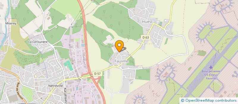 localisation de l'entreprise SCI RACINE  FAUVILLE