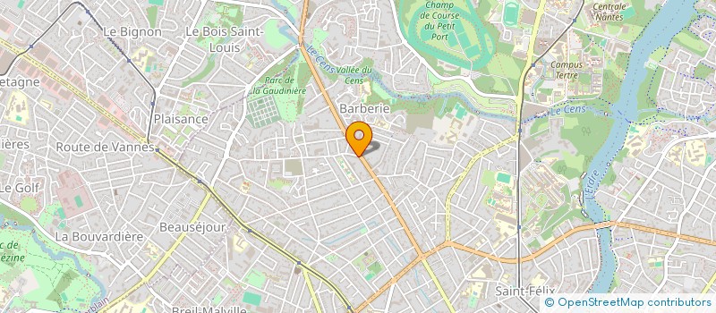 localisation de l'entreprise SCI RACINE à NANTES