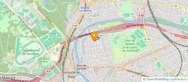 localisation de l'entreprise SCI RACINE à JOINVILLE-LE-PONT