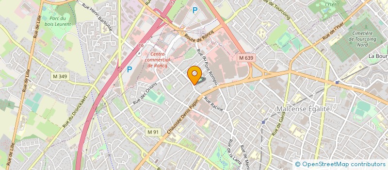 localisation de l'entreprise SCI RACINE  TOURCOING