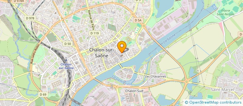 localisation de l'entreprise SCI RACINE à CHALON-SUR-SAONE