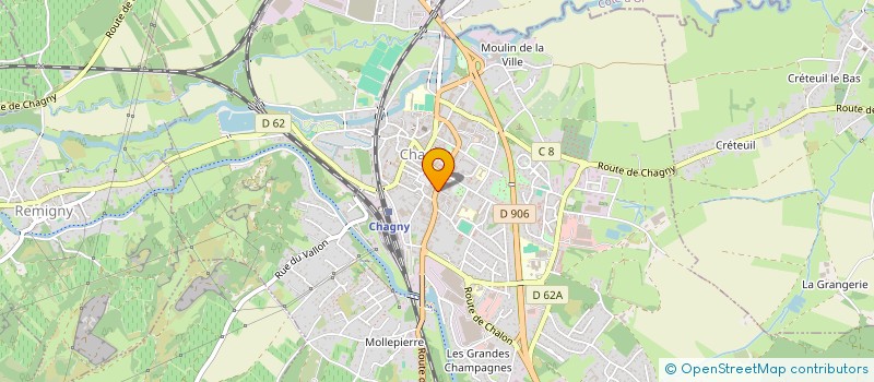 localisation de l'entreprise SCI RACINES BOURGUIGNONNES  CHAGNY