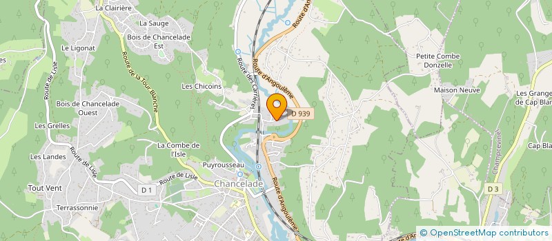 localisation de l'entreprise SCI RACINEUX  CHANCELADE