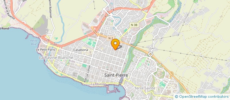 localisation de l'entreprise SCI RADA à SAINT-PIERRE