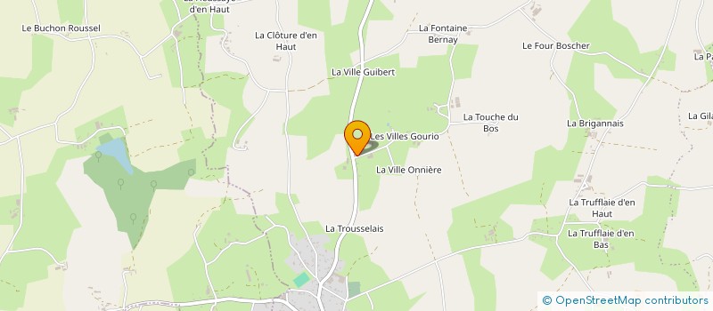 localisation de l'entreprise SCI RADENAC à LE MENE