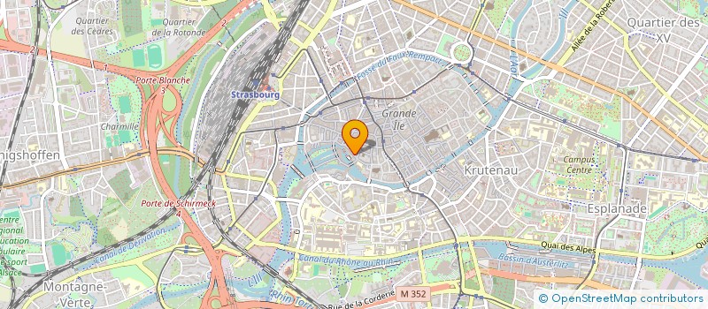 localisation de l'entreprise SCI RADESMEE  STRASBOURG