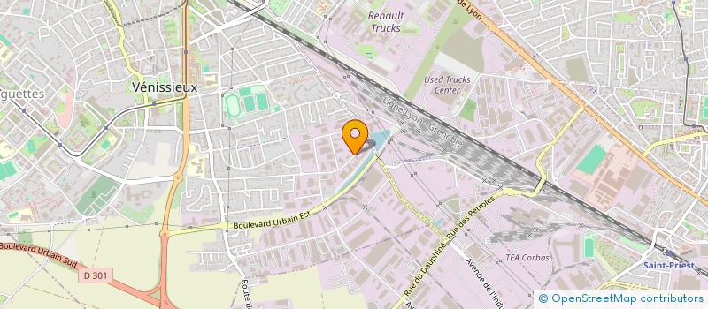 localisation de l'entreprise SCI RADI  VENISSIEUX