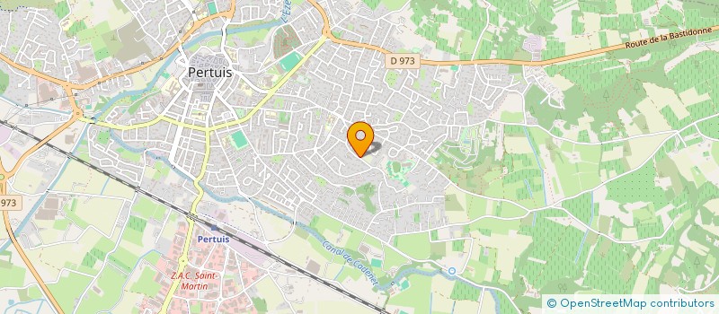 localisation de l'entreprise SCI RADIAN  PERTUIS