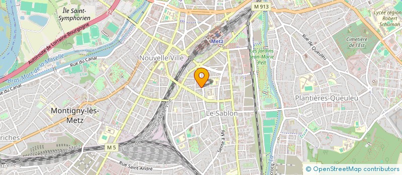 localisation de l'entreprise SCI RADICI  METZ