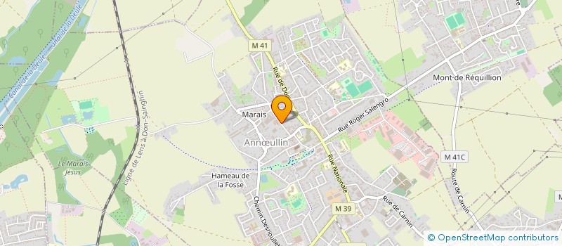 localisation de l'entreprise SCI RADIMMO  ANNULLIN