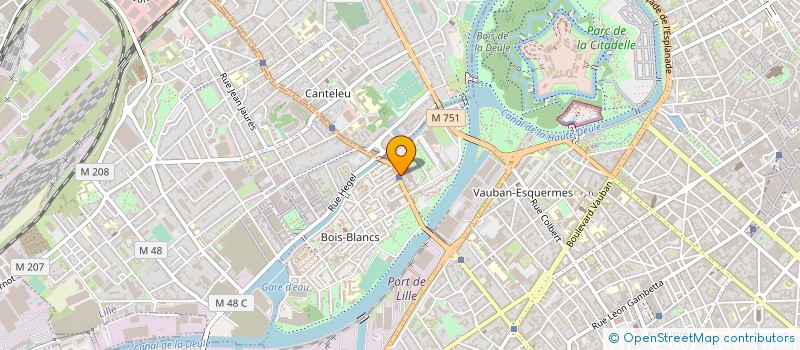 localisation de l'entreprise SCI RADIO LIBERTE  LILLE