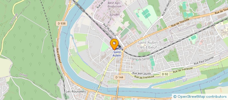 localisation de l'entreprise SCI RADIO MAILLE  SAINT-AUBIN-LES-ELBEUF