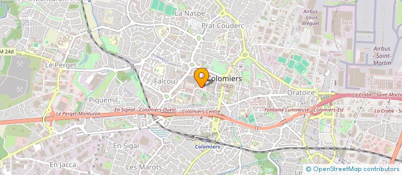 localisation de l'entreprise SCI RADIO PLEIN CENTRE à COLOMIERS
