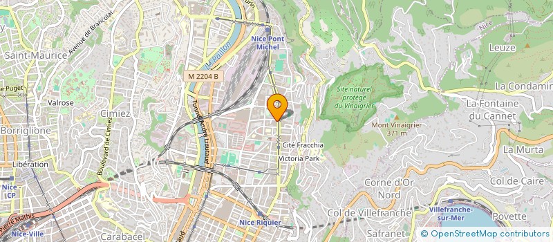 localisation de l'entreprise SCI RADIO ST ROCH  NICE
