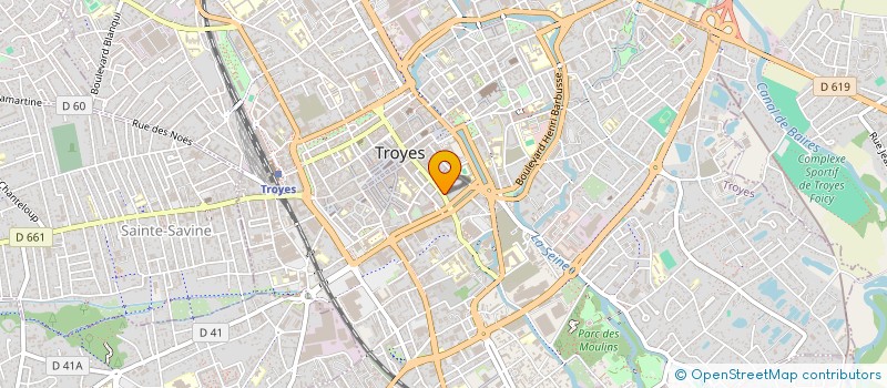 localisation de l'entreprise SCI RADIO TROYES à TROYES