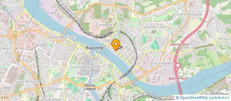 localisation de l'entreprise SCI RADIOLOGIE BAIOPOLIS à BAYONNE