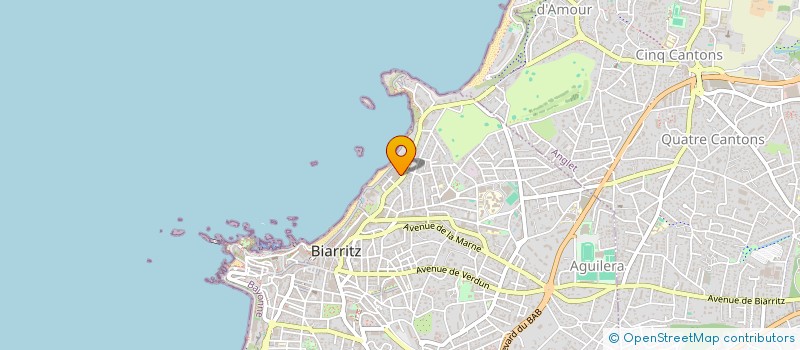 localisation de l'entreprise SCI RADIOLOGIE ROUTE DE BARCUS à BIARRITZ