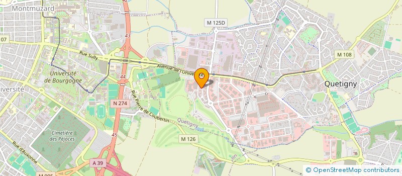 localisation de l'entreprise SCI RADIOLOGIQUE DES AYERS à QUETIGNY