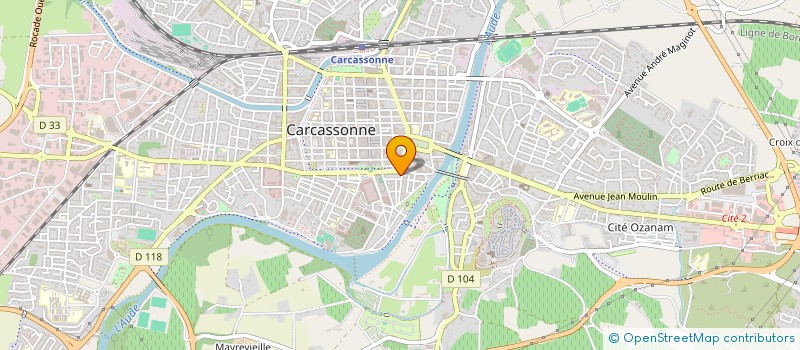 localisation de l'entreprise SCI RADIOMAZA à CARCASSONNE