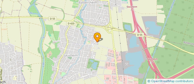 localisation de l'entreprise SCI RADISH GARDEN  SAUSHEIM