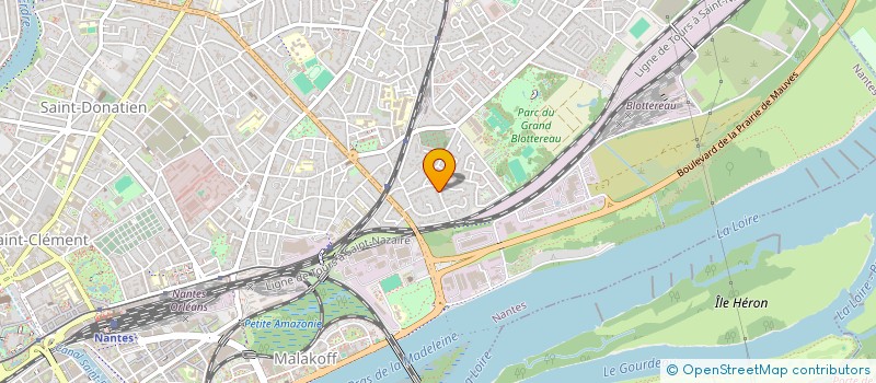 localisation de l'entreprise SCI RADIUS à NANTES