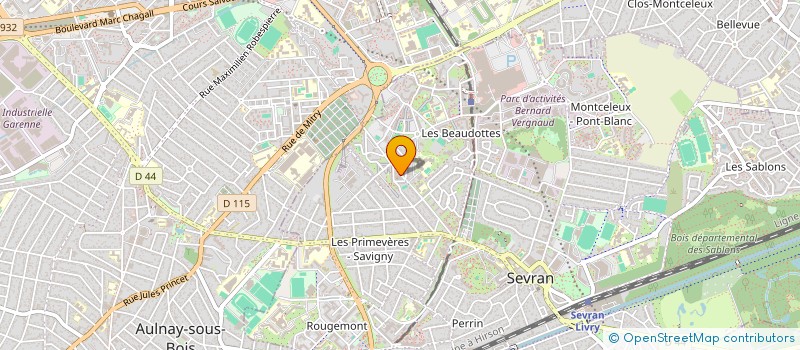 localisation de l'entreprise SCI RADO à SEVRAN
