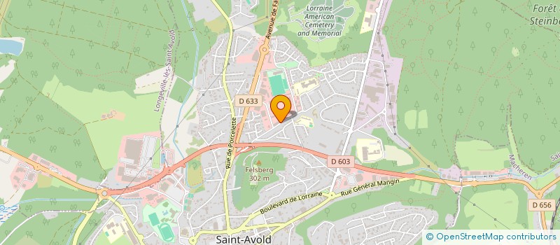 localisation de l'entreprise SCI RADO  SAINT-AVOLD