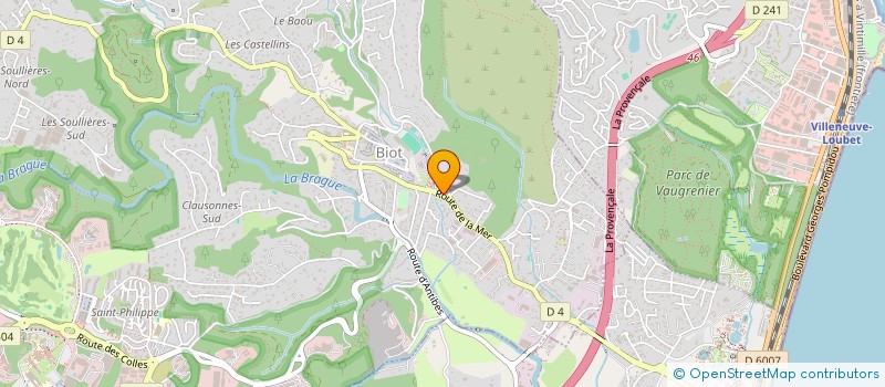 localisation de l'entreprise SCI RADY  BIOT