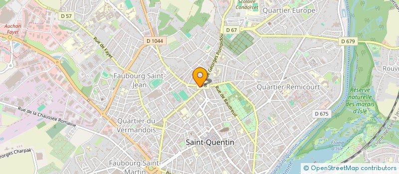 localisation de l'entreprise SCI RAEF à SAINT QUENTIN