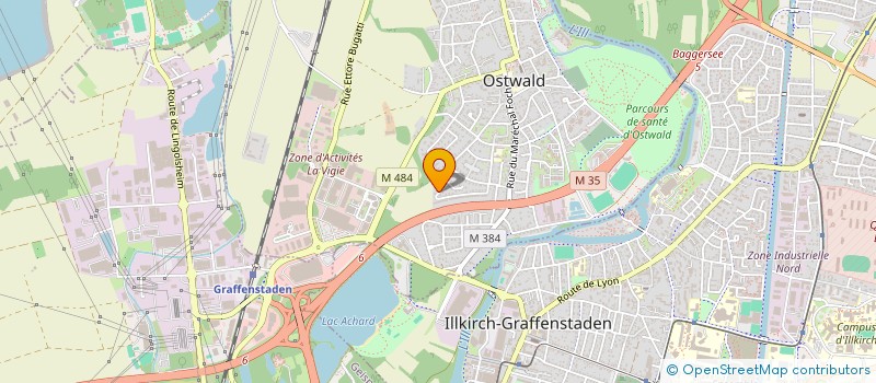 localisation de l'entreprise SCI RAELA  OSTWALD