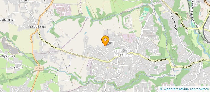 localisation de l'entreprise SCI RAF  LYON