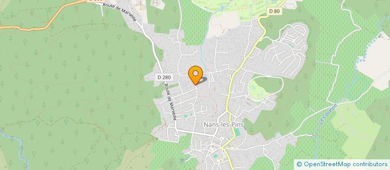 localisation de l'entreprise SCI RAF  NANS-LES-PINS