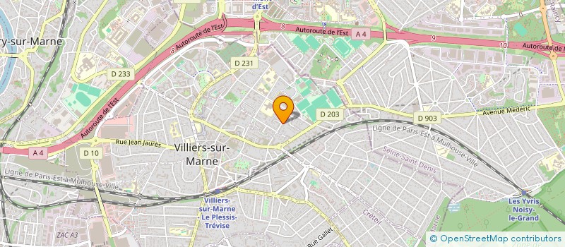 localisation de l'entreprise SCI RAFA  VILLIERS-SUR-MARNE