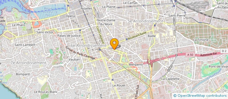localisation de l'entreprise SCI RAFA à MARSEILLE