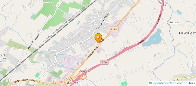 localisation de l'entreprise SCI RAFAEL  MONTAUBAN