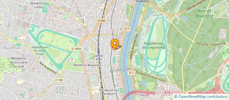 localisation de l'entreprise SCI RAFAELLE à SAINT-CLOUD