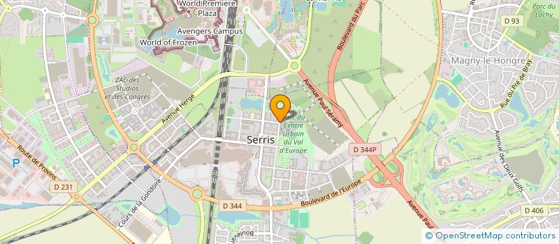 localisation de l'entreprise SCI RAFALE  FERRIERES-EN-BRIE