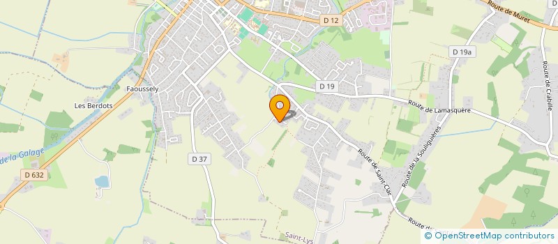 localisation de l'entreprise SCI RAFALEX  SAINT-LYS