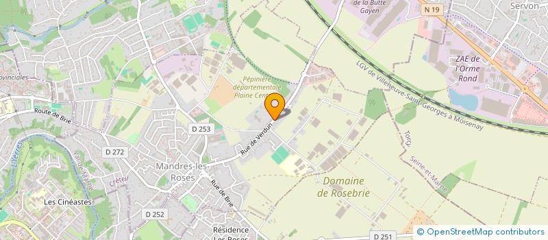 localisation de l'entreprise SCI RAFALEX  MANDRES-LES-ROSES