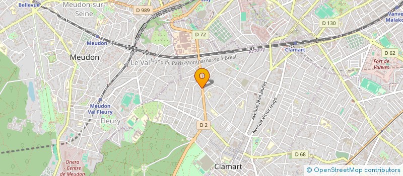 localisation de l'entreprise SCI RAFALO  CLAMART
