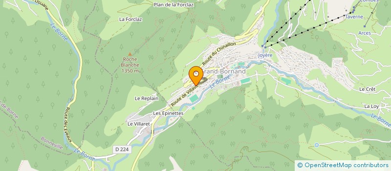 localisation de l'entreprise SCI RAFAN à LE GRAND BORNAND