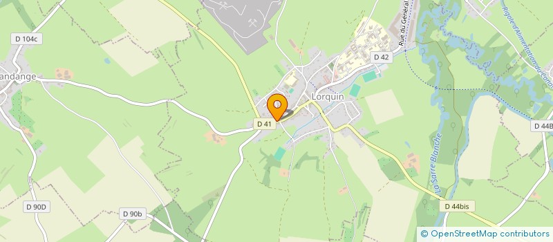 localisation de l'entreprise SCI RAFANE  LORQUIN