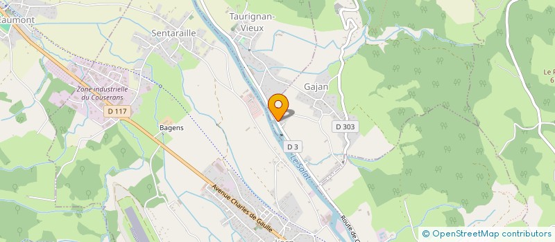 localisation de l'entreprise SCI RAFFAILLAC à GAJAN
