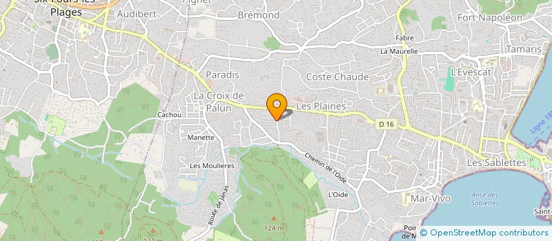 localisation de l'entreprise SCI RAFFALLI-CHAPOT à LA SEYNE-SUR-MER