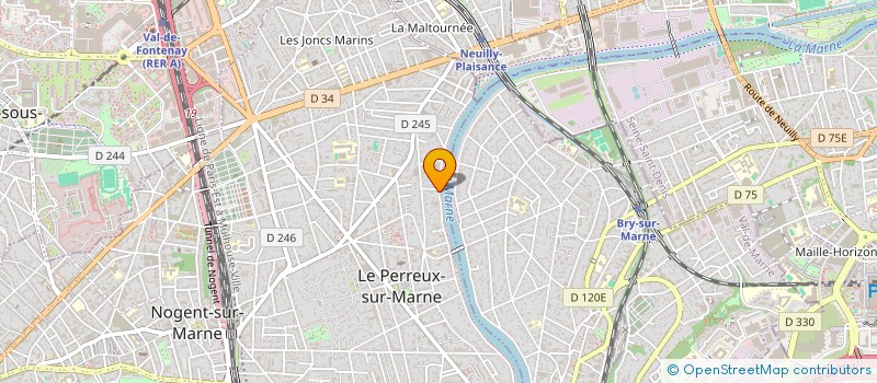 localisation de l'entreprise SCI RAFFET-MIMOSAS  LE PERREUX-SUR-MARNE