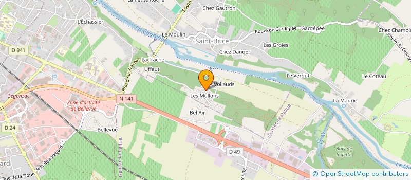 localisation de l'entreprise SCI RAFFIER PERE ET FILS  SAINT-BRICE