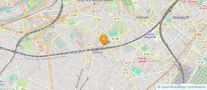 localisation de l'entreprise SCI RAFFIN AND CO  VANVES