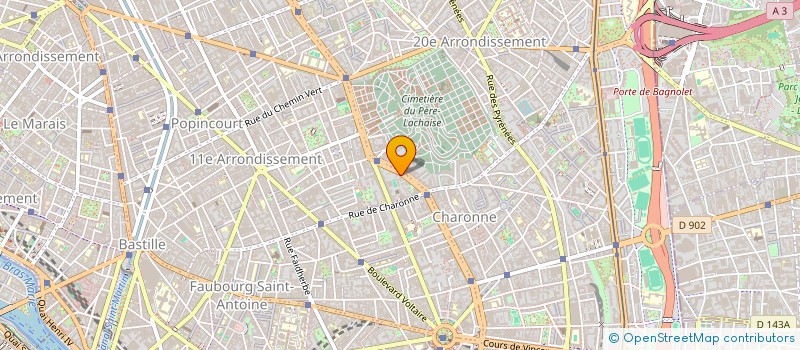 localisation de l'entreprise SCI RAFFORT  PARIS