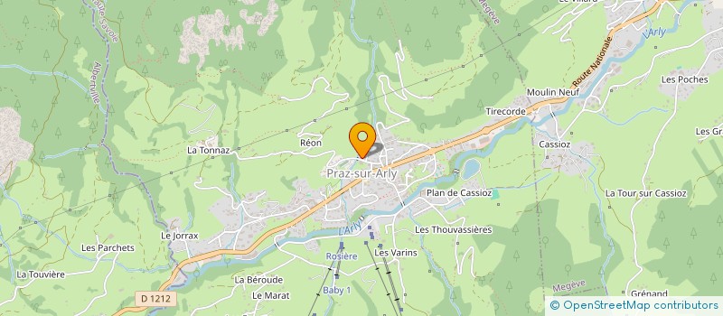 localisation de l'entreprise SCI RAFFY  PRAZ-SUR-ARLY