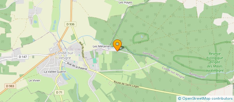 localisation de l'entreprise SCI RAFFYZ  CONDE-SUR-VESGRE